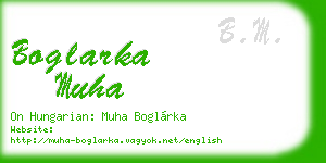 boglarka muha business card
